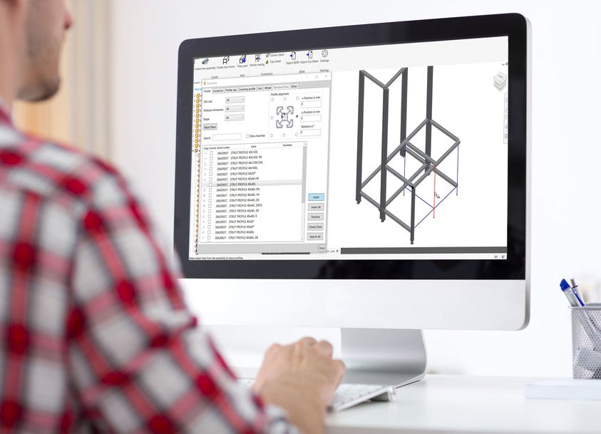 FRAMEPRO BRINGT DEN PROFILBAUKASTEN VON BOSCH REXROTH DIREKT IN DIE CAD-UMGEBUNG